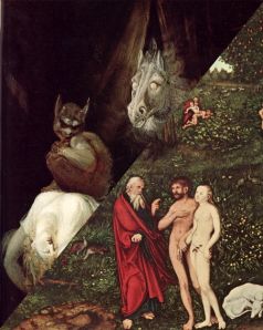 Bilder "Nachtmahr" und "Adam und Eva im Garten Eden" aus Wikipedia